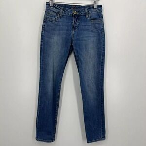 KUT from the Kloth Jeans Women's Size 2 Blue Low Rise Straight‎ Leg Medium Wash